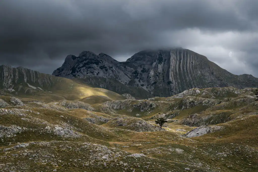 Durmitor National Park is a landscape photography paradise. Rugged, desolate mountains make for unlimited photographic opportunities, regardless of weather.